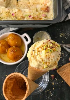 Gulab Jamun Gelato રેસીપી મુખ્ય ફોટો
