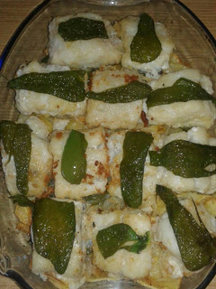 Una foto de Bacalao al horno