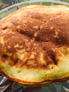 A picture of Fluffy banana pancakes.