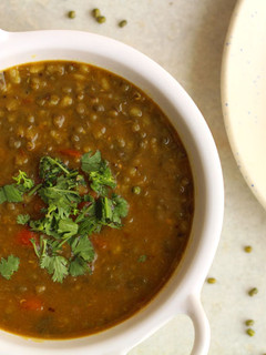 A picture of Whole Green Moong Dal Recipe Without Onion And Garlic.