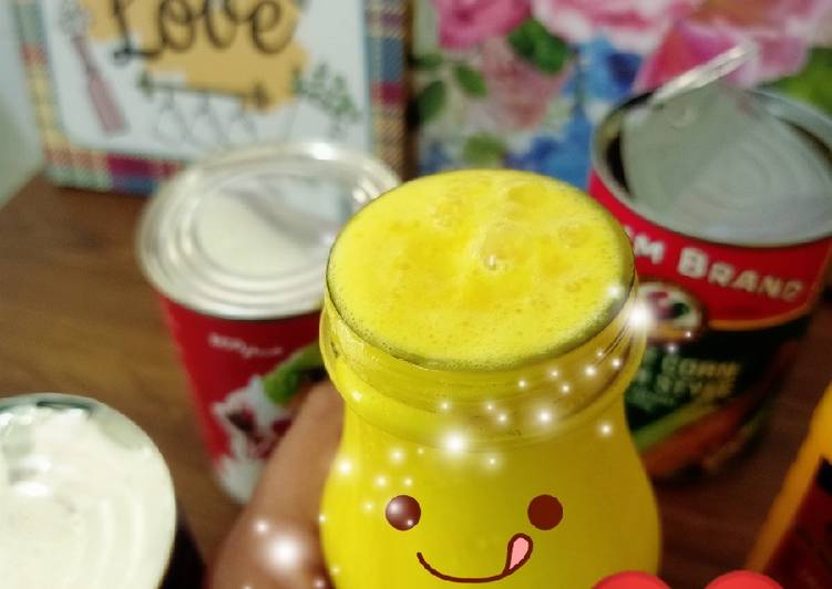 Air jagung creamy 😋 #MaratonRaya #Minuman - resepipouler.com
