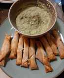 Tequeños con crema de palta