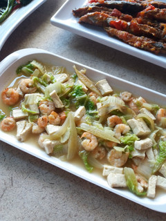 Foto resep Ca sawi udang tahu