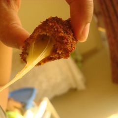 A picture of Mozzarella sticks - baked.