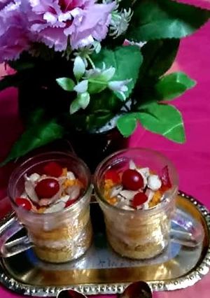 মতিচুর রাবড়ি পারফেট (motichoor rabri parfait recipe in Benga রেসিপির প্রধান ছবি