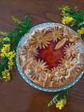 Crostata di farro con Crema al Rum e Amarene