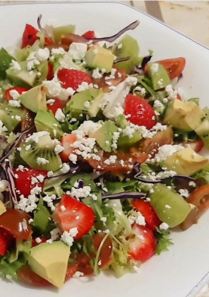 Una foto de Ensalada frutal