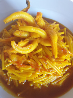 Una foto de Fideos con sepia