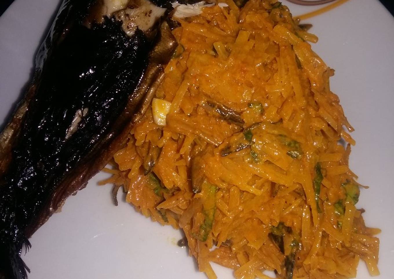 Steps to Make Ultimate African Salad AKA Abacha with Smoked Fish