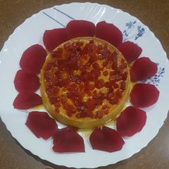 A picture of Caramel custard pudding.
