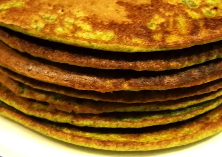 Pancakes de espinaca
sin lactosa