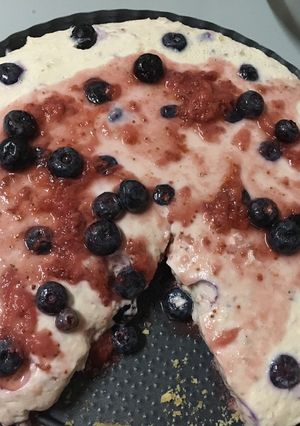 Una foto de Cheesecake de frutilla