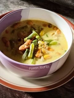 Foto resep Lodeh Kacang Panjang dengan Kulit Melinjo