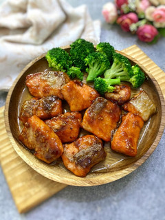 Foto resep Salmon panggang teriyaki simple - recomended
