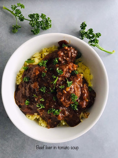 A picture of Beef Liver Stew.