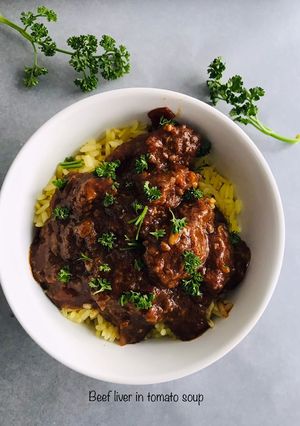 A picture of Beef Liver Stew.