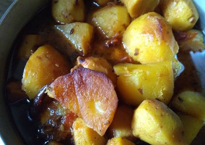 Easiest Way to Prepare Mario Batali Potato  arbi curry