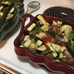 A picture of Squash Parmesan Bake.