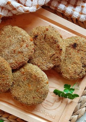 Foto di Burger di ceci e funghi
