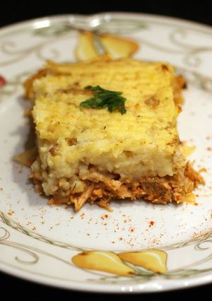 Una foto de Pastel de papas con Pollo
