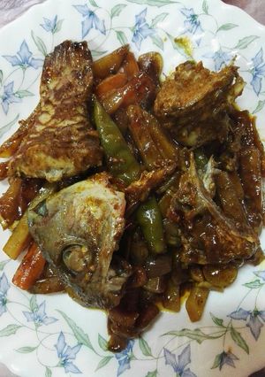 Foto resep Ungkep ikan dan sayuran