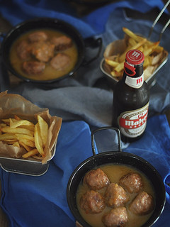 Una foto de Albóndigas al vino
