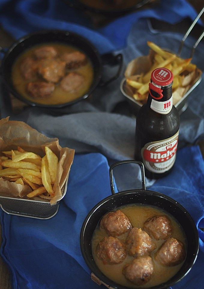 Una foto de Albóndigas al vino