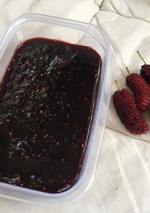 รูปของ Mulberry jam แยมลูกหม่อน😋