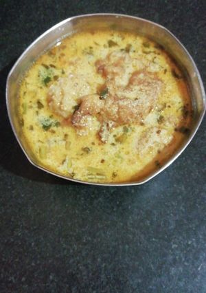 A picture of Pakodi sabji.