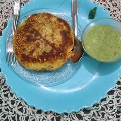 A picture of Instant Samak Handvo.