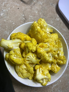 Una foto de Coliflor asada con especias en freidora de aire