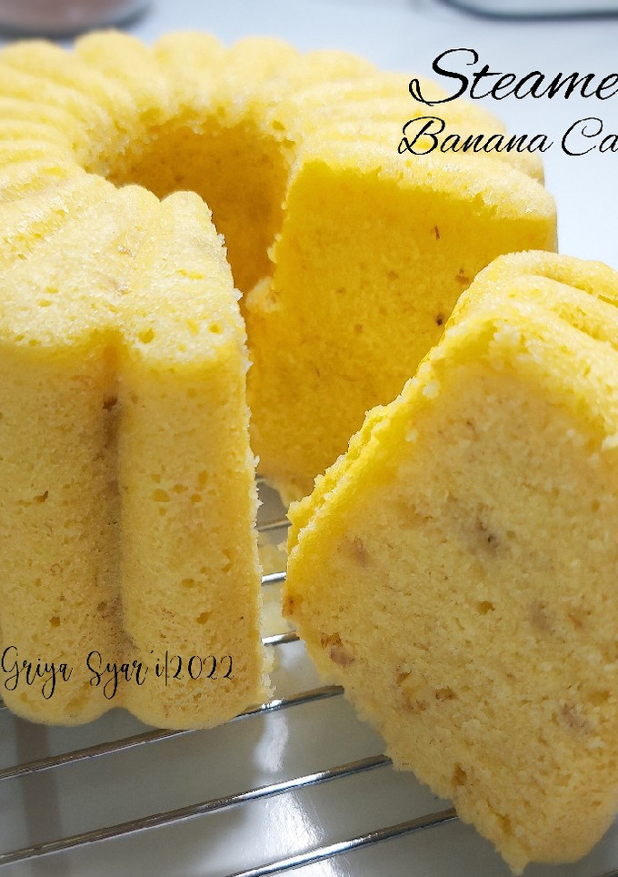 Foto resep Steamed Banana Cake Super Moist