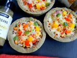 கம்பு டார்ட் பீட்சா (pearl millet tart pizza recipe in Tamil)