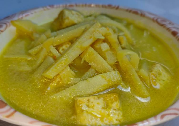 Resep: Rebung tahu santan yang Renyah