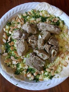 صورة لوصفة منسف