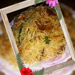 A picture of Beef biryani.