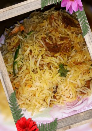A picture of Beef biryani.