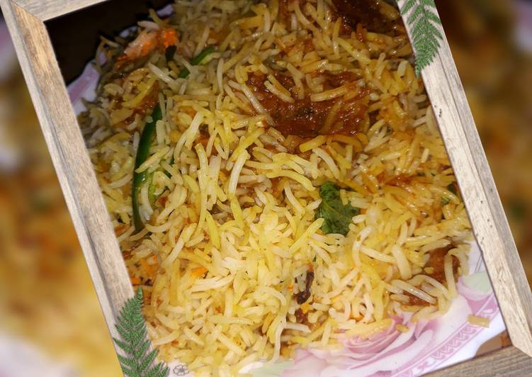 Beef biryani