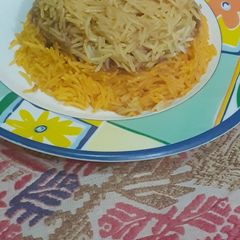 A picture of Teh wali biryani in restaurant style😋😋.