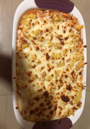 Una foto de Pastel de papa relleno de pollo