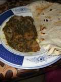Lotus with spinach