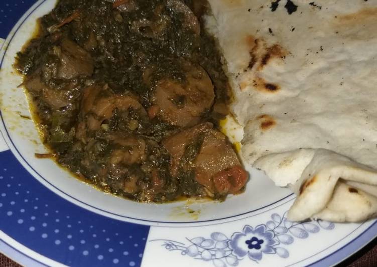 Easiest Way to Make Any-night-of-the-week Lotus with spinach