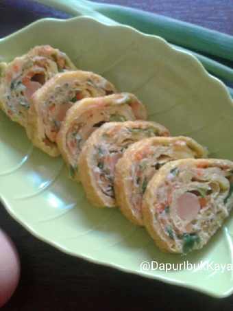 Cara Gampang Membuat Resep 204. Gyeran Mari a.k.a Telur Gulung ala Korea yang Enak Banget Anti Ribet, Menggugah Selera