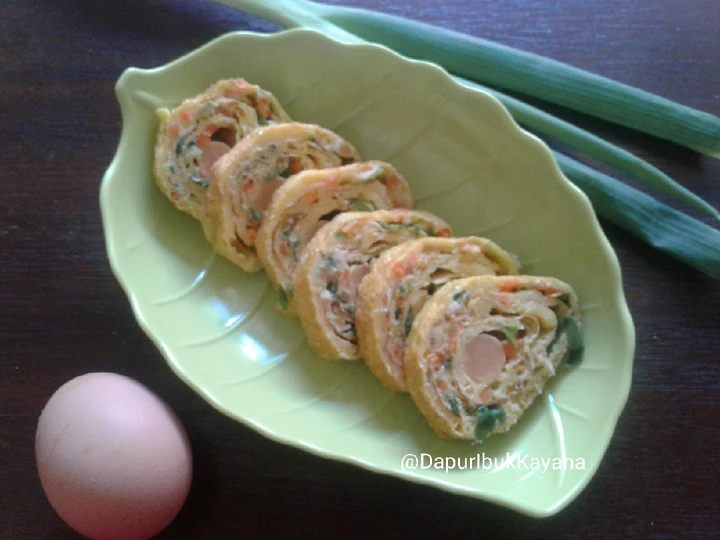 Cara Gampang Membuat Resep 204. Gyeran Mari a.k.a Telur Gulung ala Korea yang Enak Banget Anti Ribet, Menggugah Selera