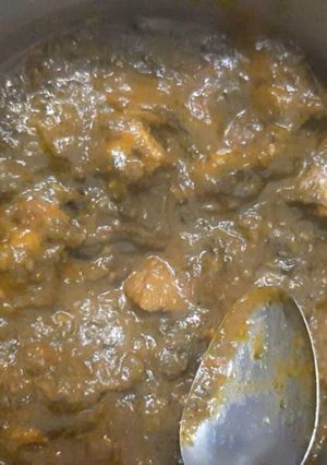 A picture of Chukka tamata with mutton.