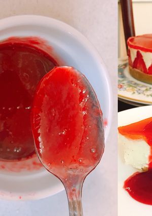 A picture of Easy Raspberry sauce.
