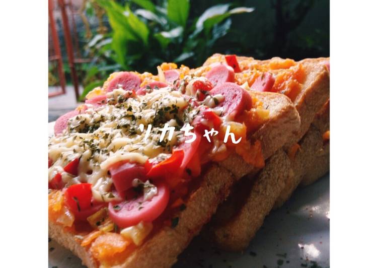 Pizza roti saus wortel 'panto'