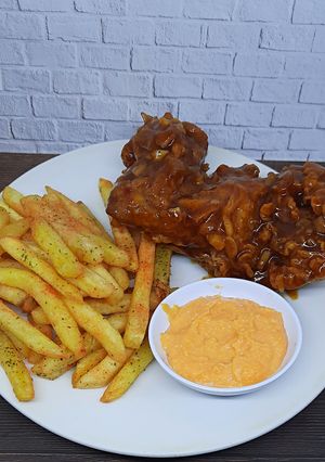 Foto resep Ayam Saus BBQ dan Saus Keju