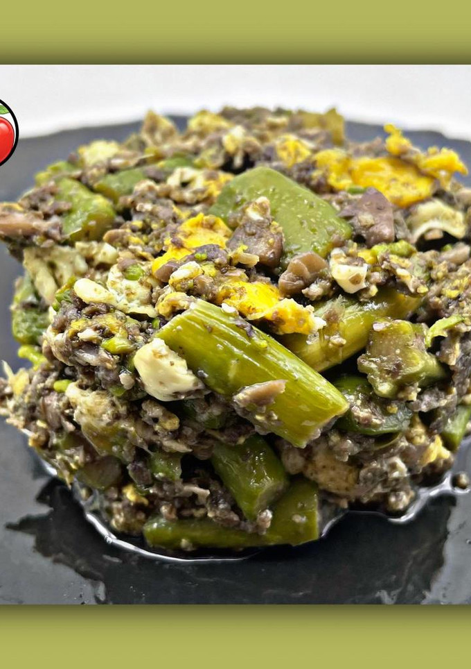 Una foto de Revuelto de espárragos con Thermomix