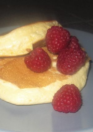 A picture of Fluffy Souffle Pancakes.
